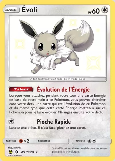 Évoli card