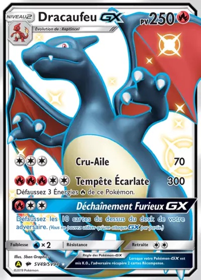 Dracaufeu-GX card
