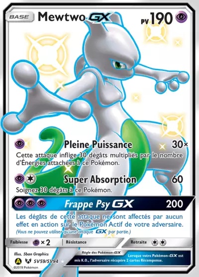 Mewtwo-GX card