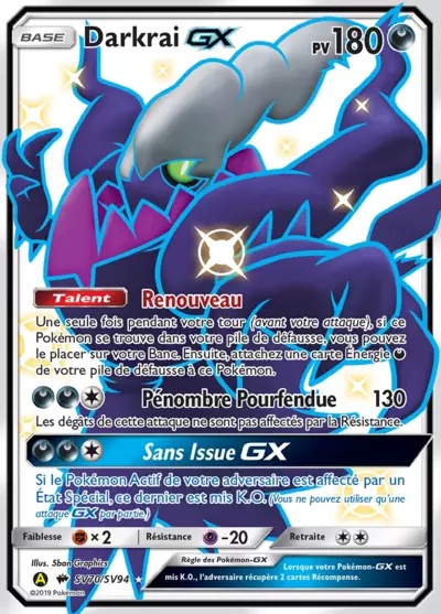 Darkrai-GX card