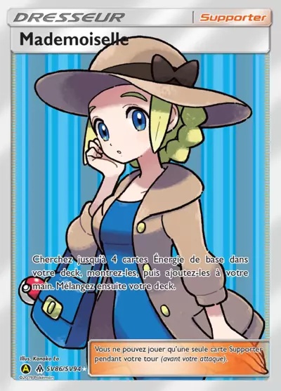 Mademoiselle card