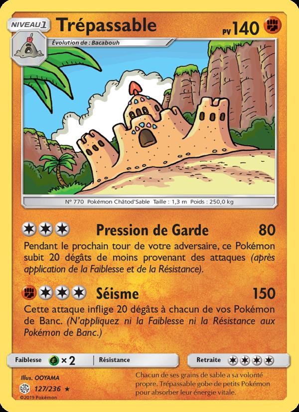 Trépassable card