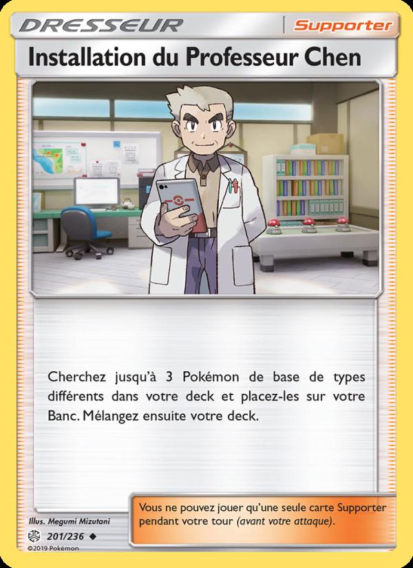 Installation du Professeur Chen card