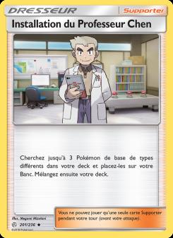Installation du Professeur Chen card