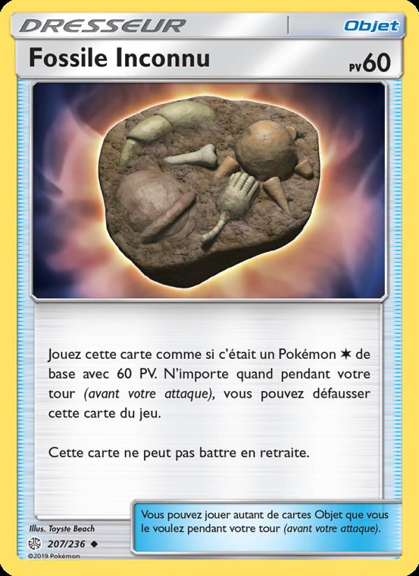 Fossile Inconnu card