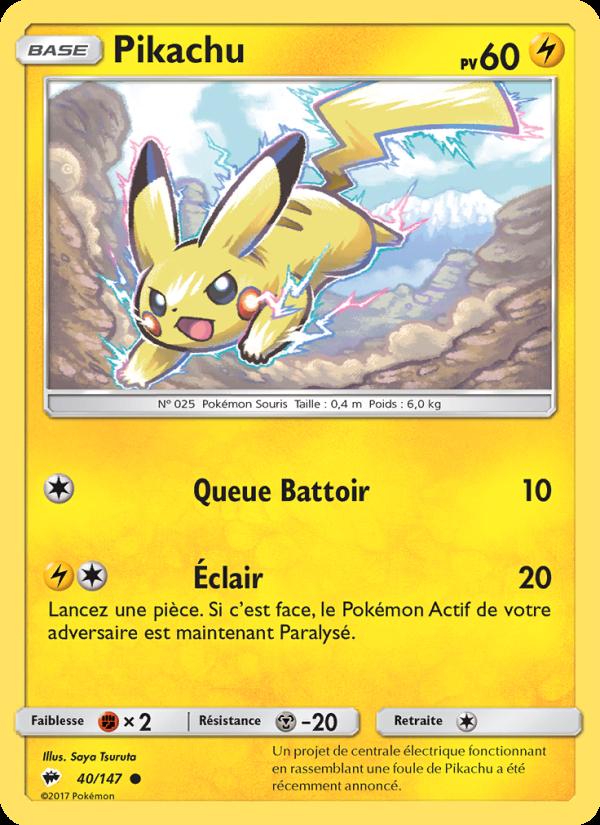 Pikachu card