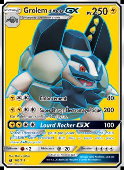 Grolem d’Alola GX card