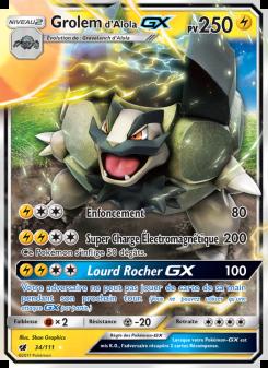Grolem d’Alola GX card