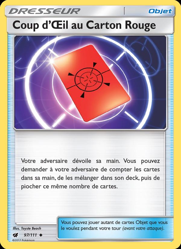 Coup d’Œil au Carton Rouge card