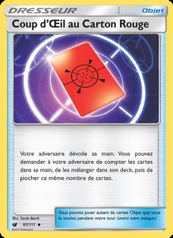 Coup d’Œil au Carton Rouge card