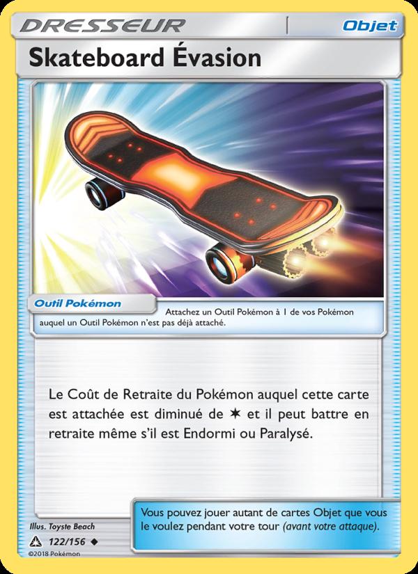 Skateboard Évasion card