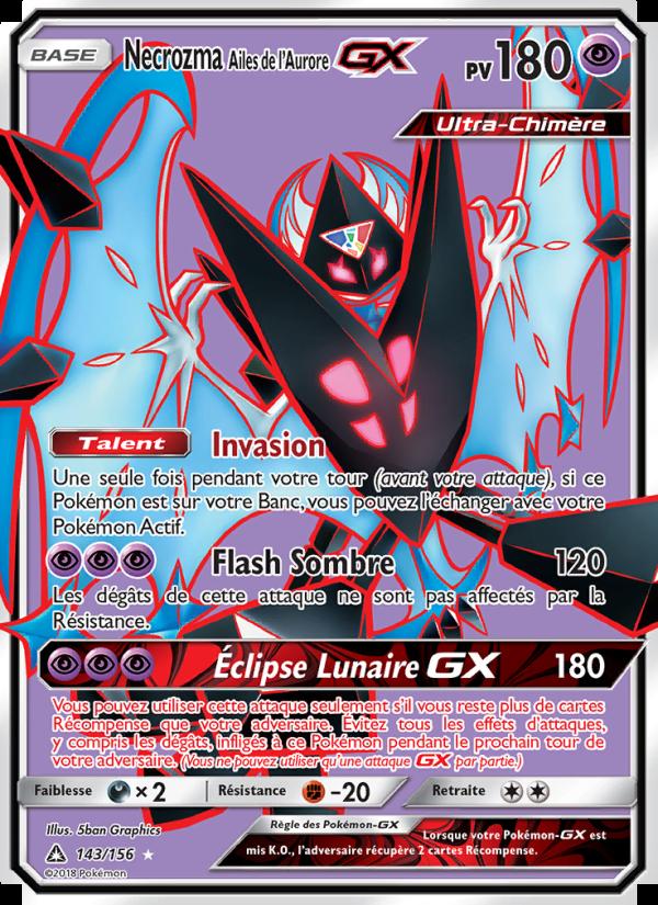 Necrozma Ailes de l’Aurore GX card