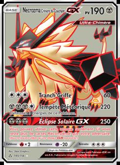 Necrozma Crinière du Couchant GX card