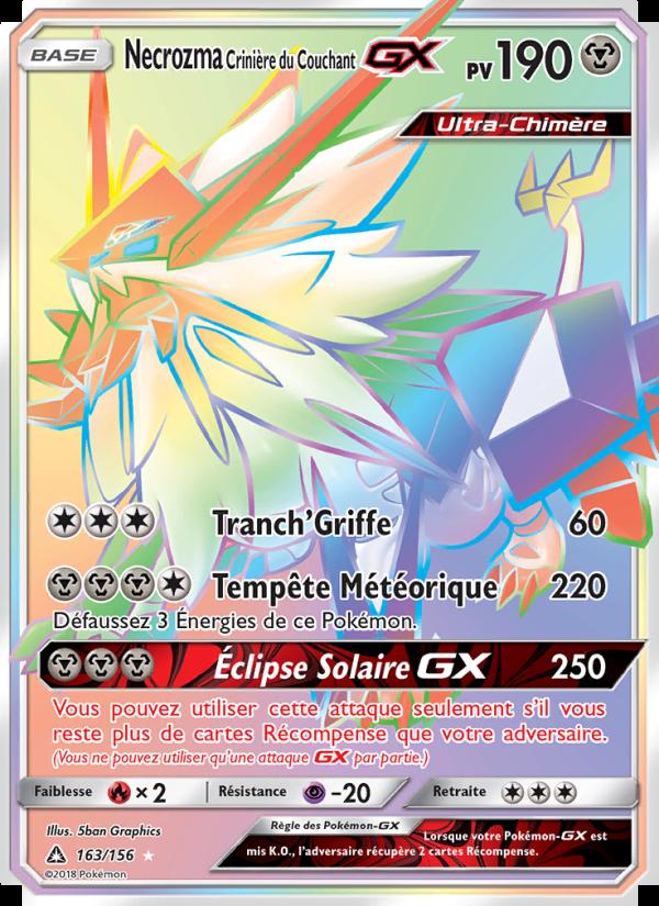 Necrozma Crinière du Couchant GX card