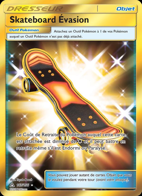 Skateboard Évasion card