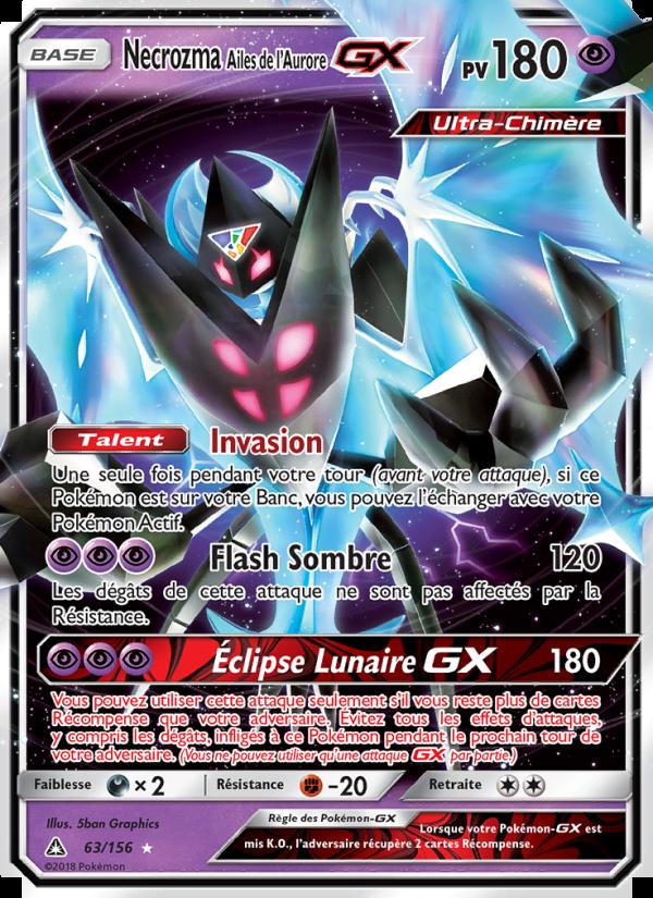 Necrozma Ailes de l’Aurore GX card