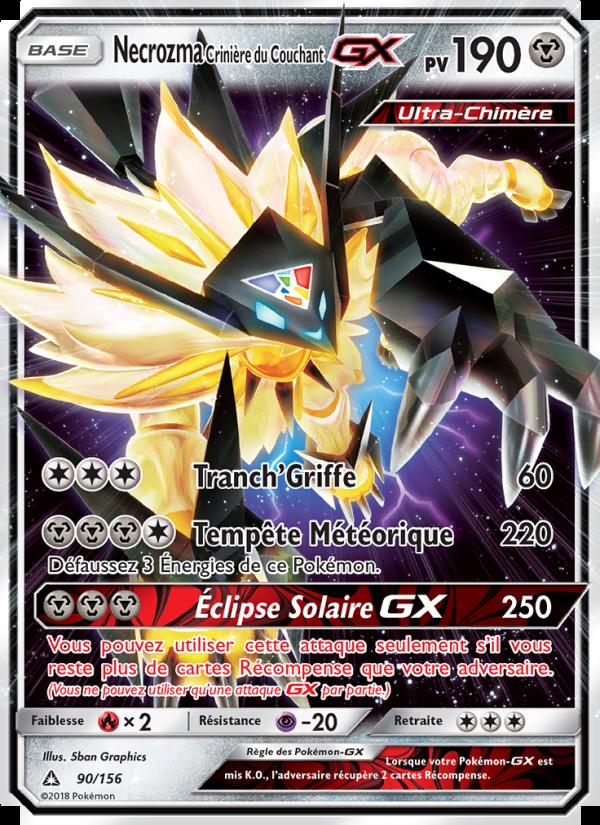 Necrozma Crinière du Couchant GX card