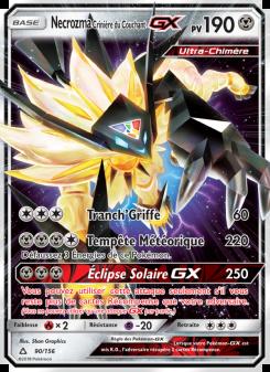 Necrozma Crinière du Couchant GX card