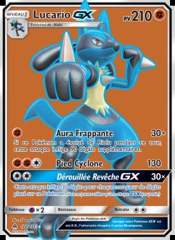Lucario GX card