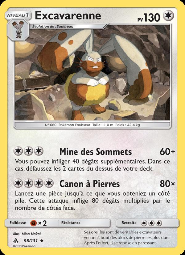Excavarenne card
