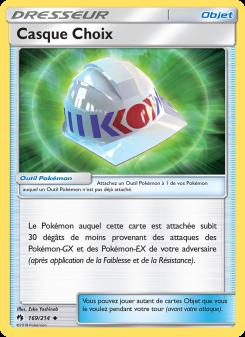 Casque Choix card