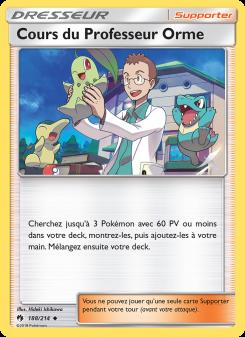 Cours du Professeur Orme card