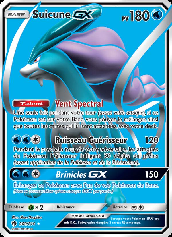Suicune GX card