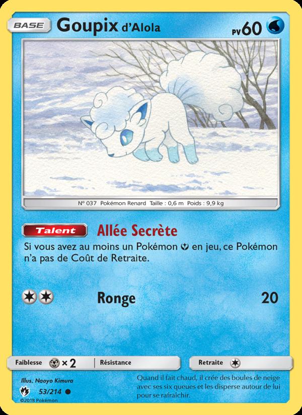 Goupix d’Alola card