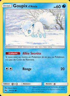 Goupix d’Alola card