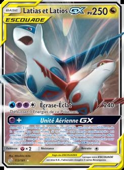 Latias et Latios GX card