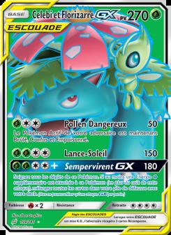 Celebi et Florizarre GX card