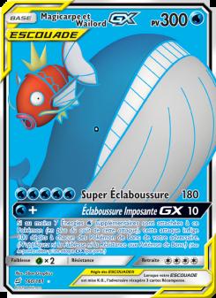 Magicarpe et Wailord GX card