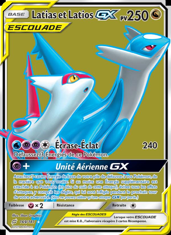 Latias et Latios GX card