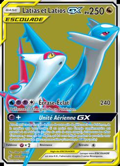 Latias et Latios GX card