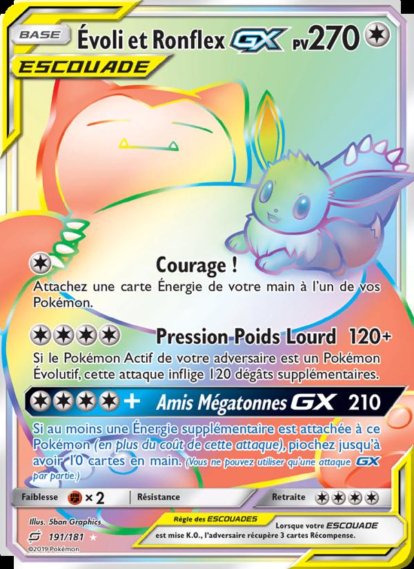 Évoli et Ronflex GX card