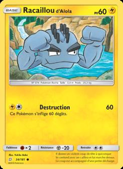 Racaillou d’Alola card