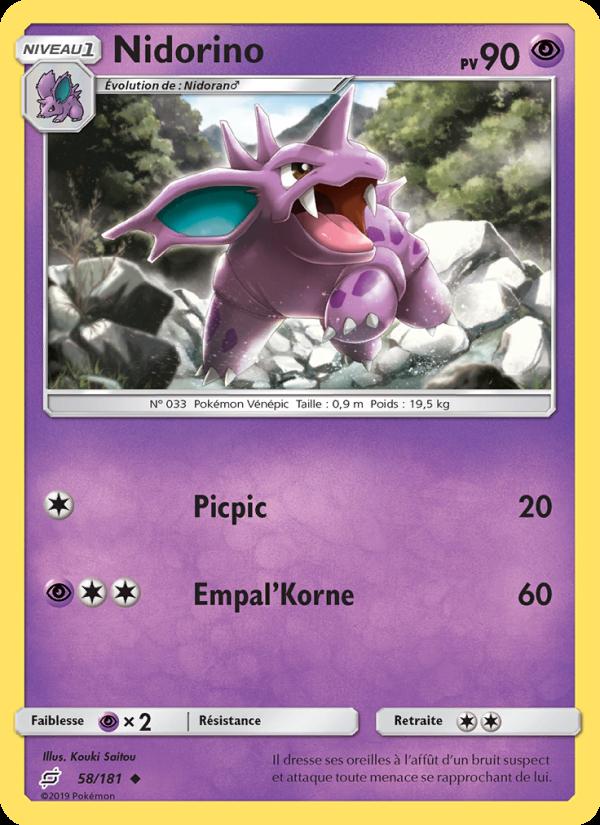 Nidorino card