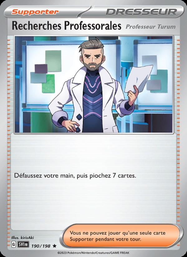 Recherches Professorales card
