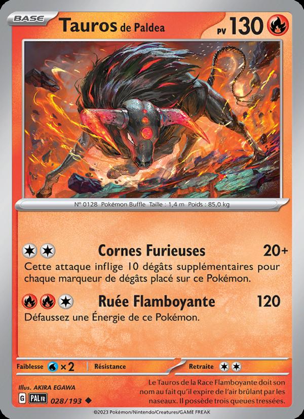 Tauros de Paldea card