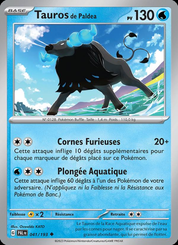 Tauros de Paldea card