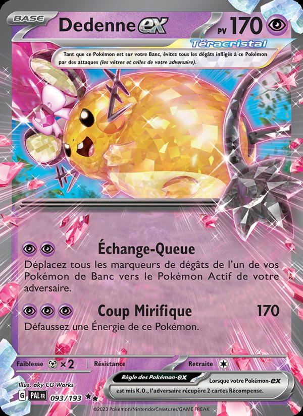 Dedenne-ex card