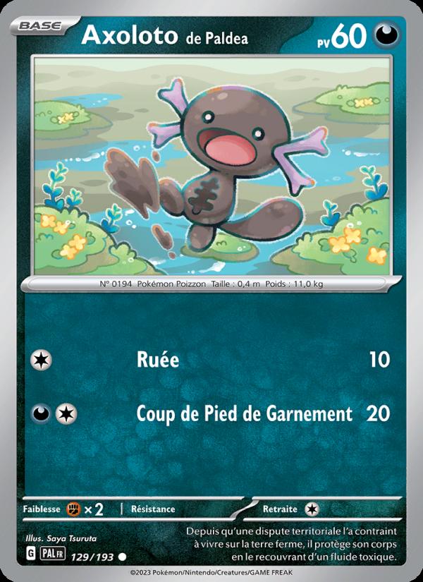 Axoloto de Paldea card