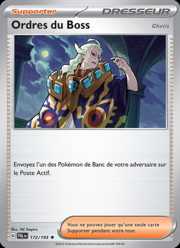 Ordres du Boss card