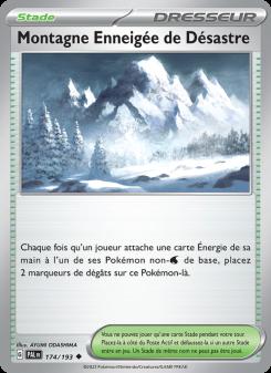 Montagne Enneigée de Désastre card