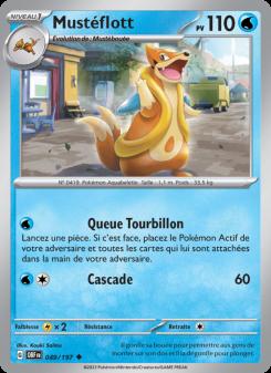 Mustéflott card