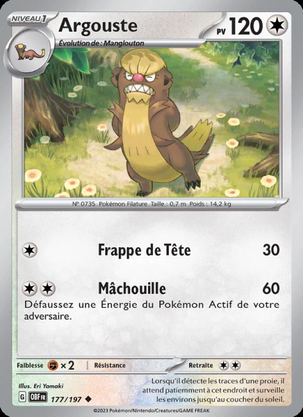 Argouste card