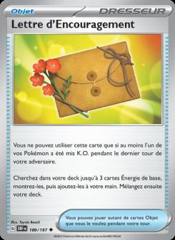 Lettre d'Encouragement card