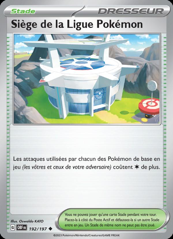 Siège de la Ligue Pokémon card