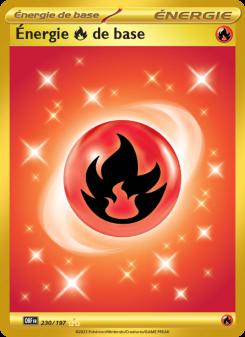 Énergie Fire de base card