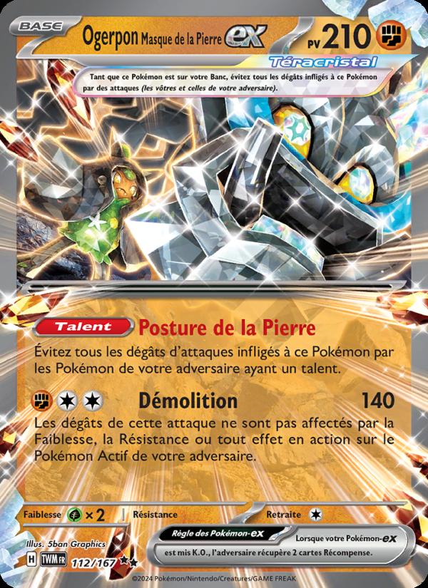 Ogerpon Masque de la Pierre-ex card